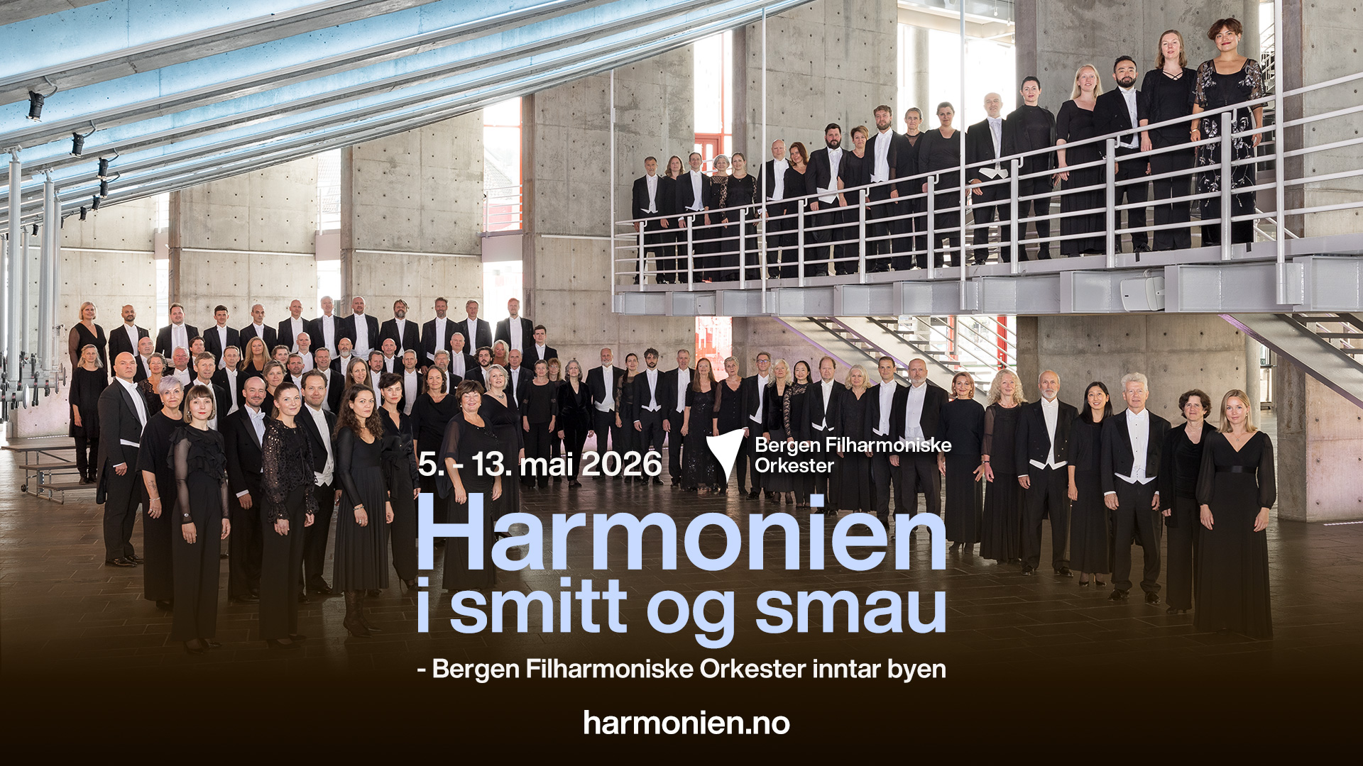 Harmonien i smitt og smau!  Bergens eget orkester inntar byen.