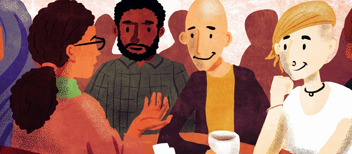 Språkkafe på Ny-Krohnborg