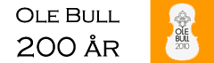 Ole Bull jubileums label orange