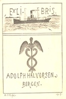 exlibrishalvorsenadolph