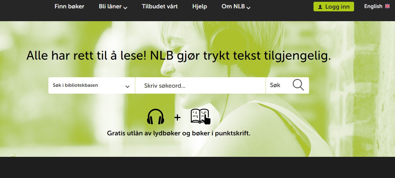 Bilderesultat for norsk lyd- og blindeskriftbibliotek
