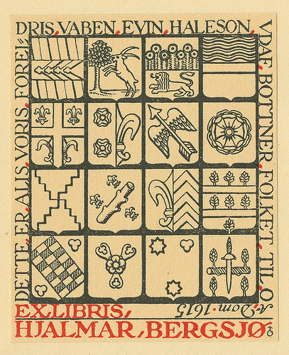 okland_exlibris_hjalmar_bergsjo