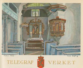 Festtelegram, Fiskum kirke